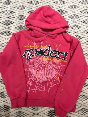 Sp5der Hoodie “Pink”